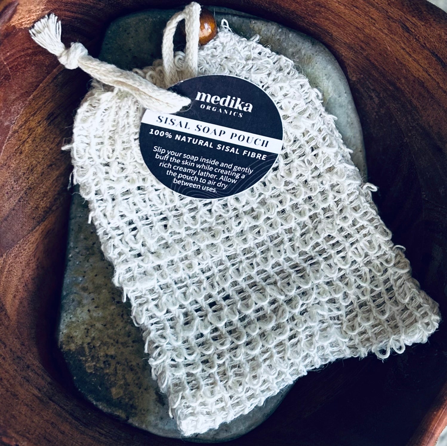 Sisal Soap Pouch