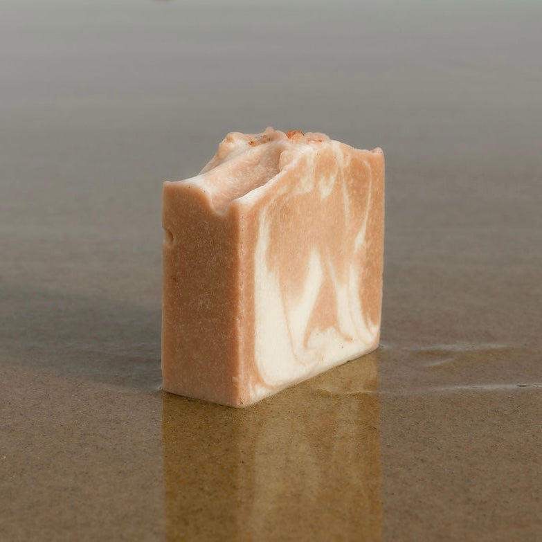 Citrus Salt Bar - Handmade Salt Soap with Rose Clay & Grapefruit