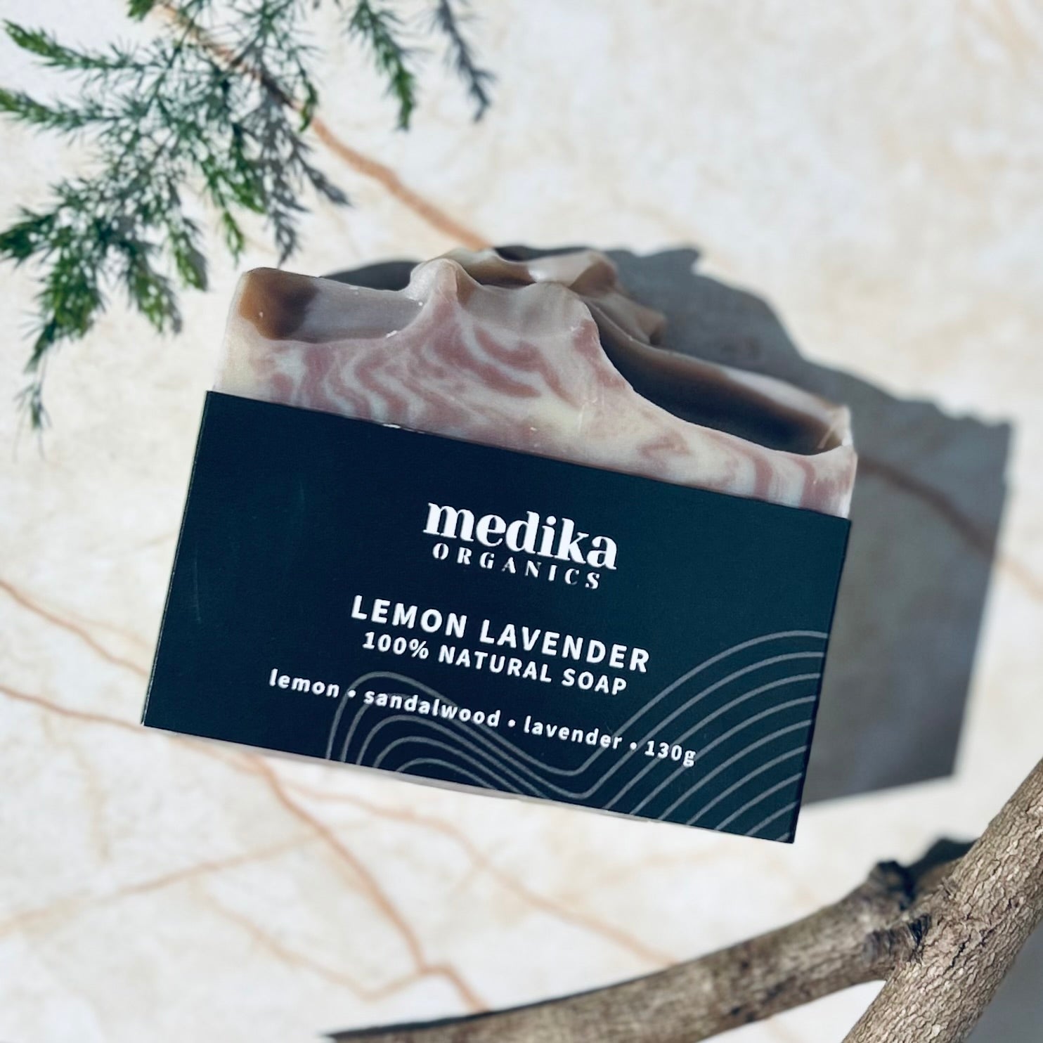 Lemon Lavender Soap - Handmade with Nourishing Olive Oil & Brazilian Purple Clay