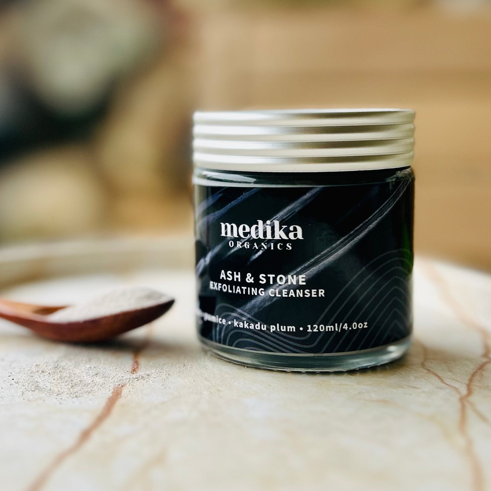Medika Organics Natural Australian Exoliating Cleanser Ash & Stone