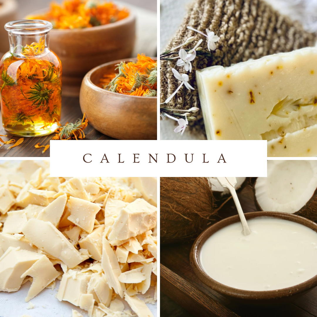 Medika Organics Natural Australian Handmade Calendula Soap Ingredients
