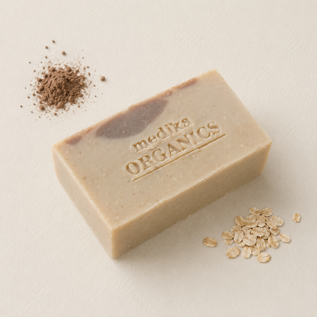Cocoa + Oat + Clay Soap - Olive Oil Bar 130g - WINTER RELEASE❄️