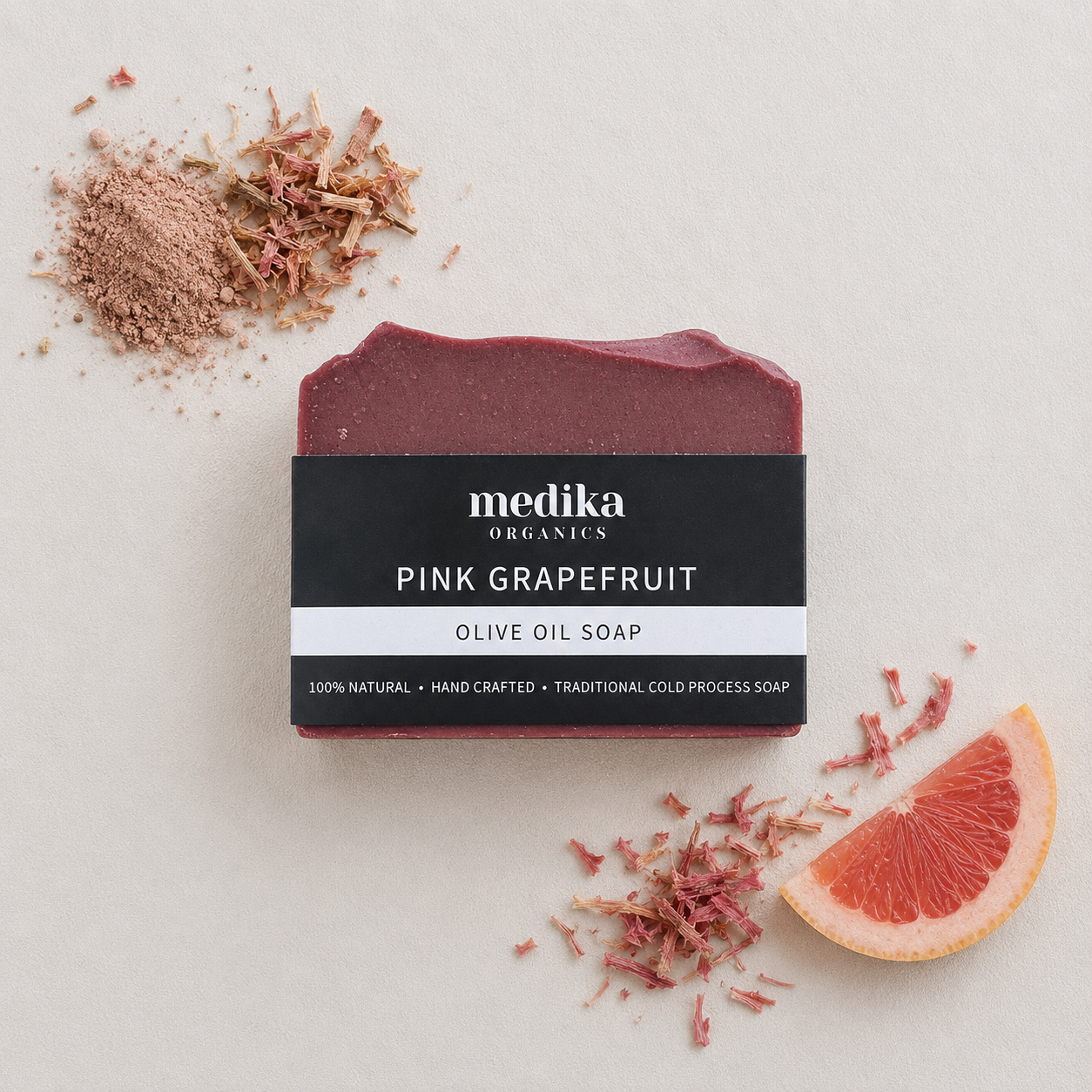 Pink Grapefruit Soap 130g
