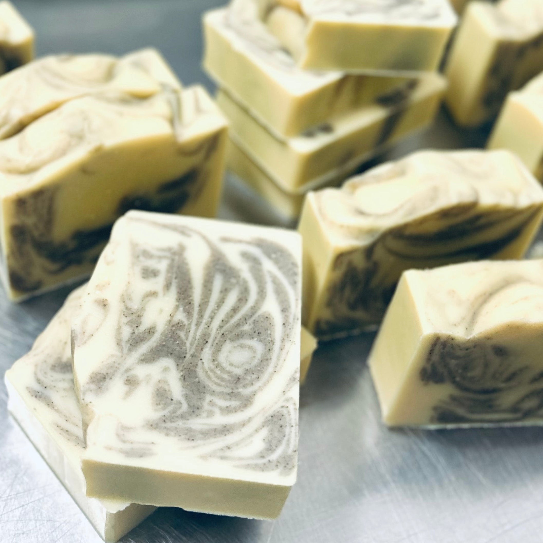 Lemongrass Soap Bar Exfoliating Ground Walnut Shells