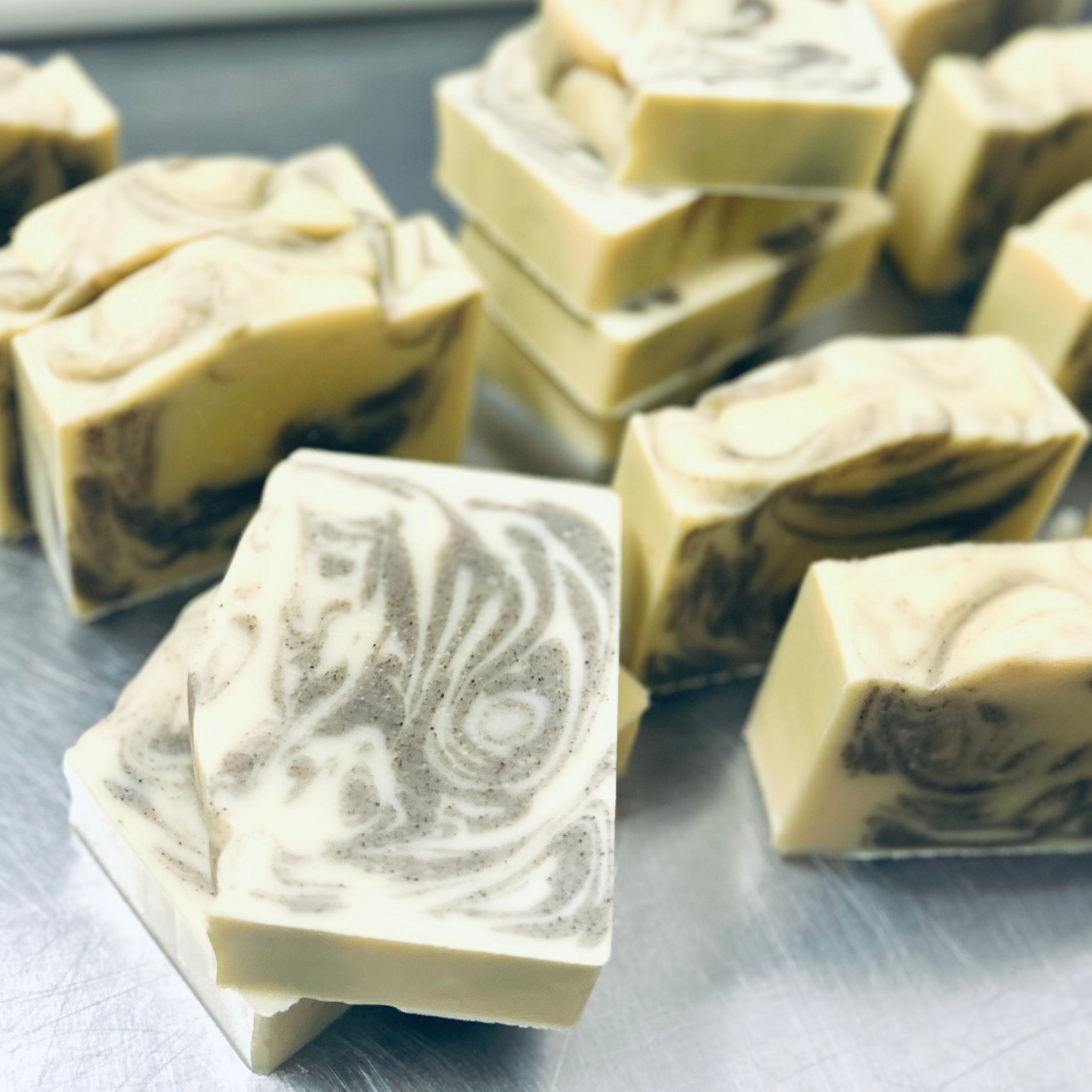 Lemongrass Scrub Soap - Olive Oil Bar 130g