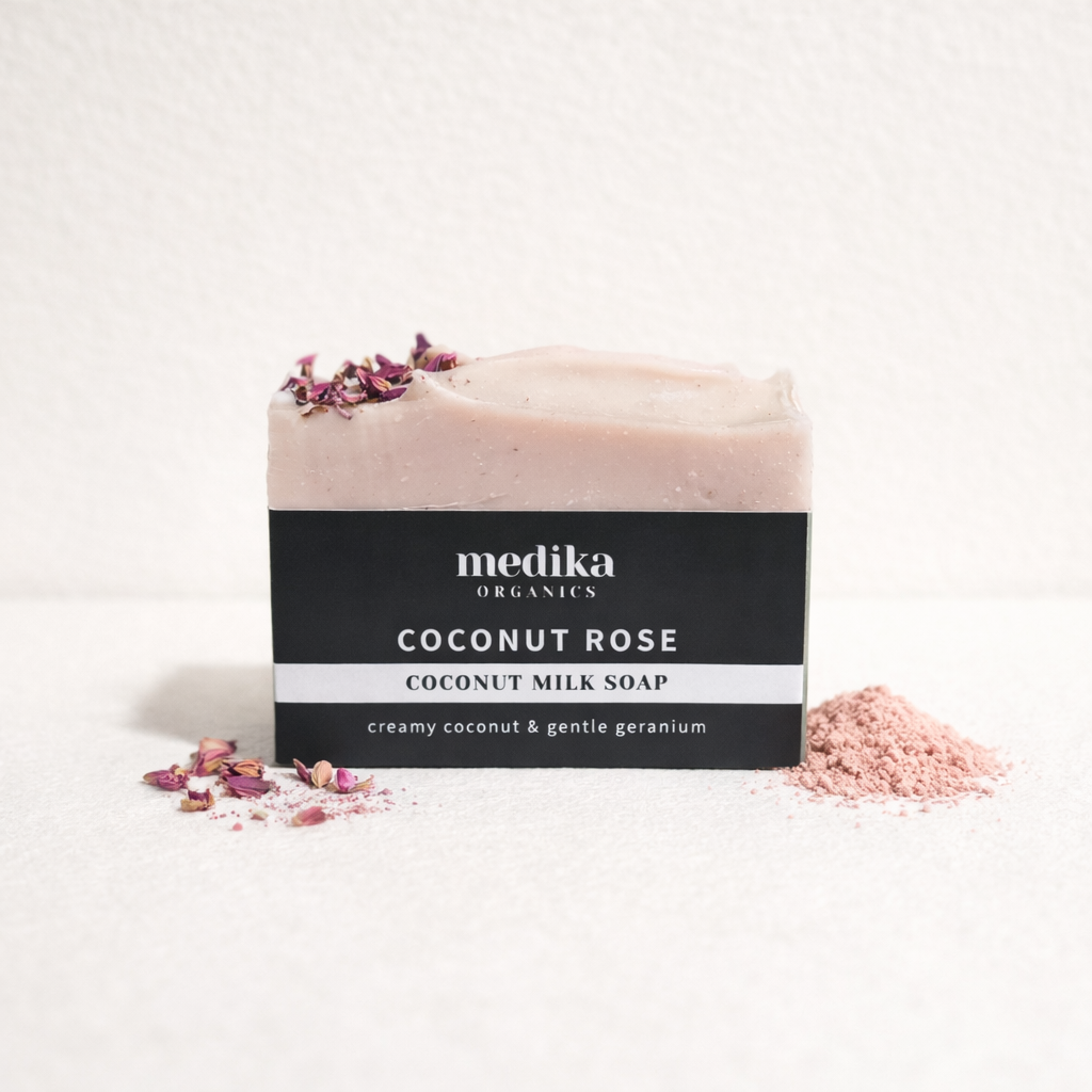 Coconut Rose Soap - Olive Oil Bar 130g