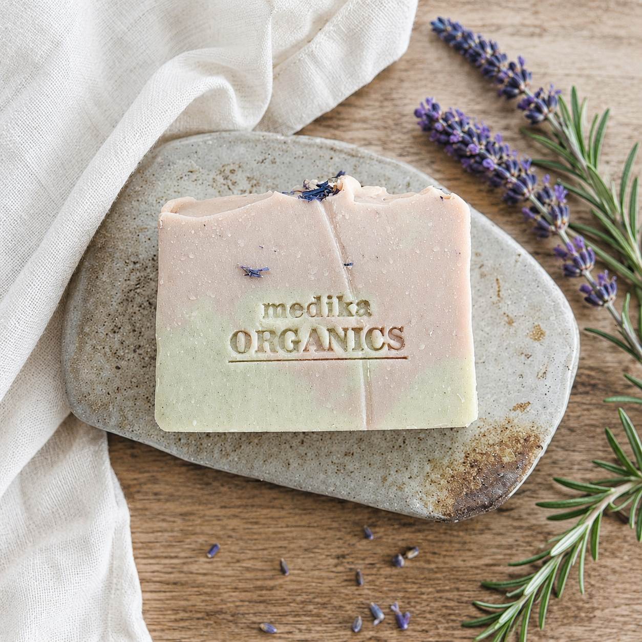 Natural Botanical Soap Lavender & Rosemary Essential Oils