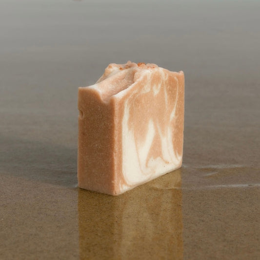 Blushing Grapefruit Salt Bar | Dusky Rose Clay