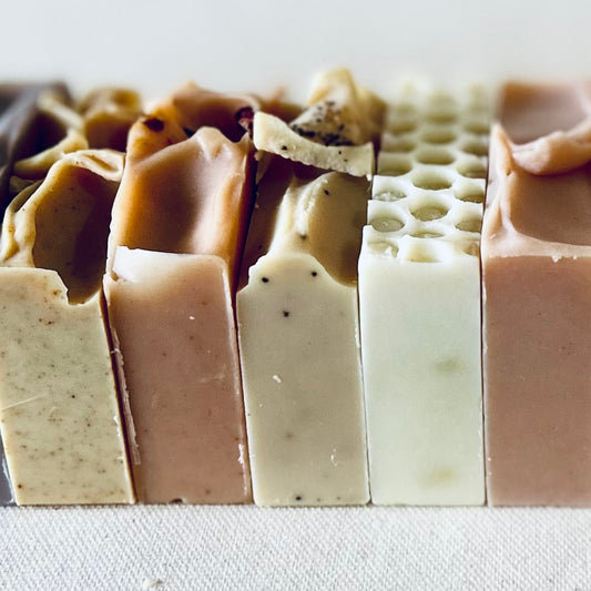 Perfectly Imperfect Soap Seconds – Pack of 5 Soaps Including a mix of custom order leftovers and perfectly imperfect seconds