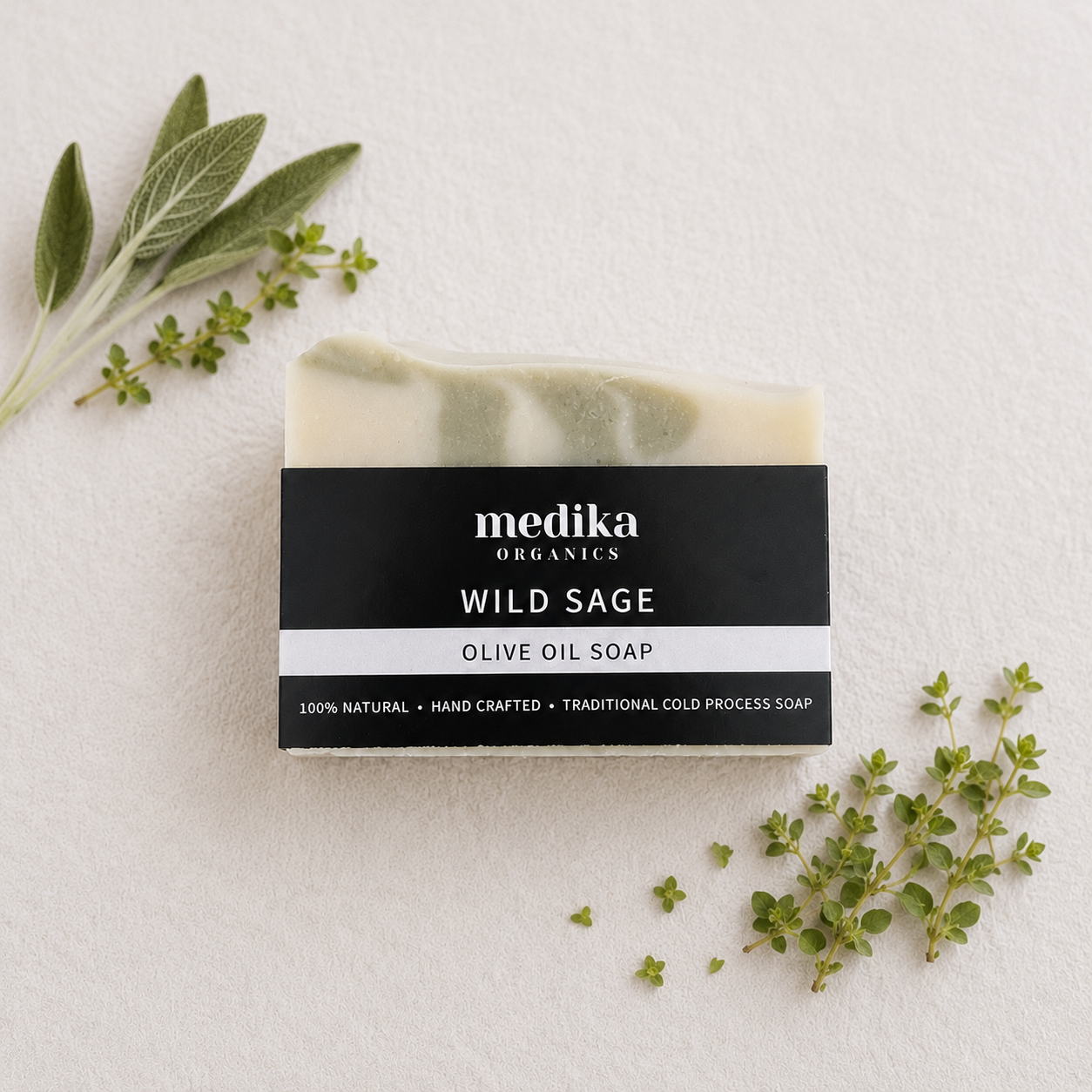 Wild Sage Soap - Olive Oil Bar 130g