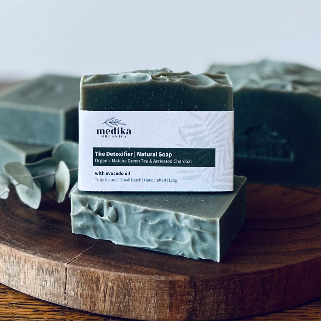 The Detoxifier| Natural Soap | Organic Matcha Green Tea & Activated Charcoal