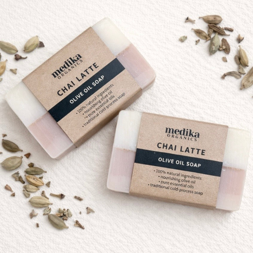 Chai Latte Soap - Olive Oil Bar 130g - AUTUMN RELEASE 🍂