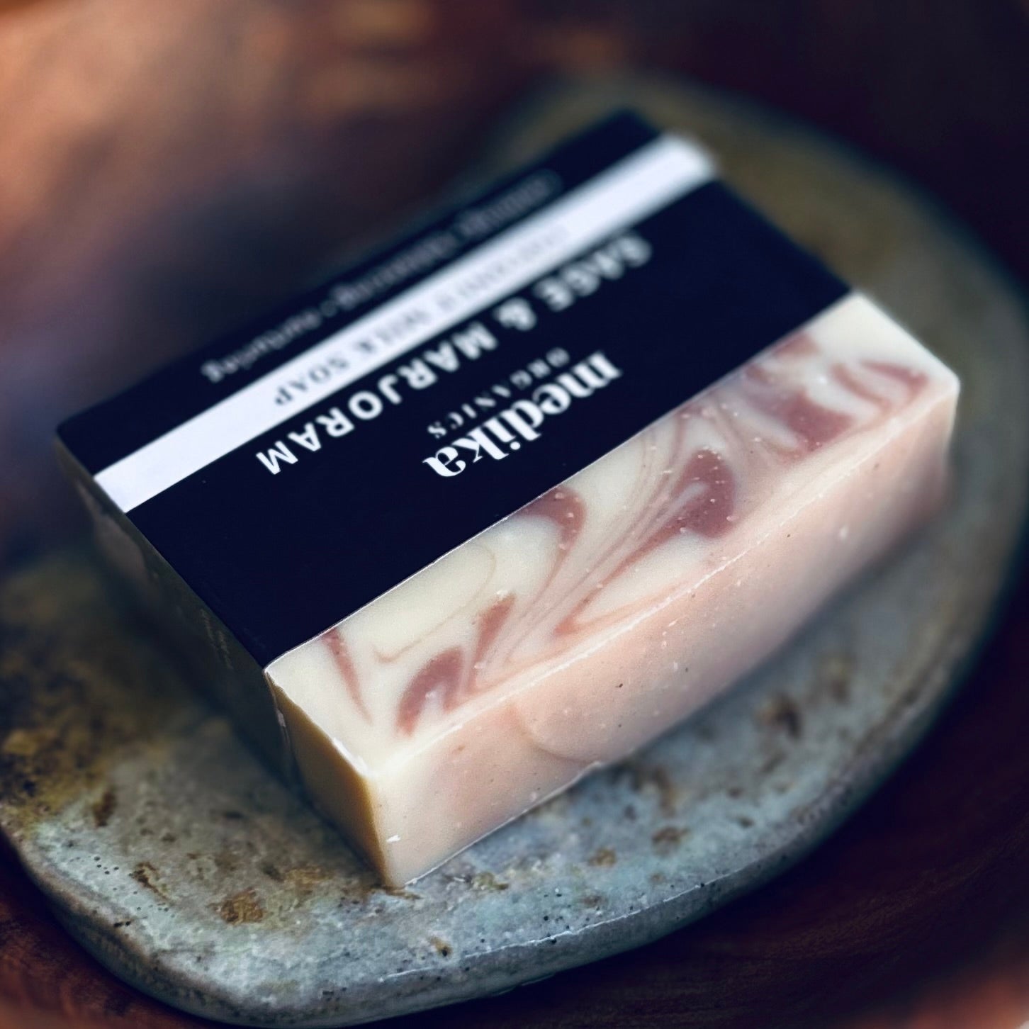 Sage & Marjoram - Ochre & Olive Oil Soap