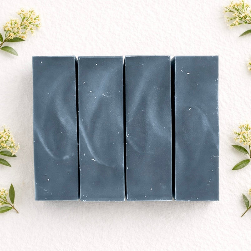 Calm & Clear Detox Soap - Charcoal & Tea Tree - Olive Oil Bar 130g