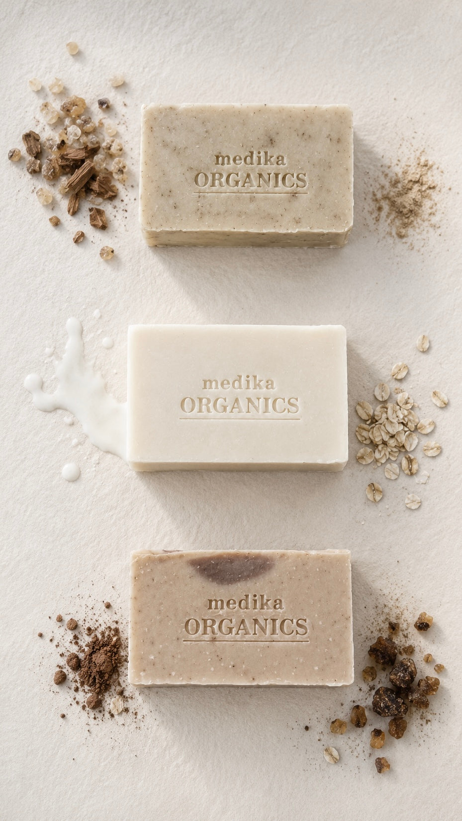 Cocoa + Oat + Clay Soap - Olive Oil Bar 130g - WINTER RELEASE❄️