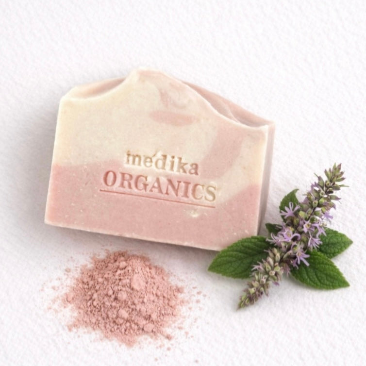 Pink Clay Patchouli Soap Bar | Natural Earthy Soap