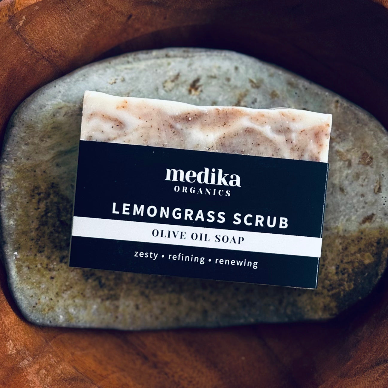 Lemongrass Scrub - Olive Oil Soap 130g