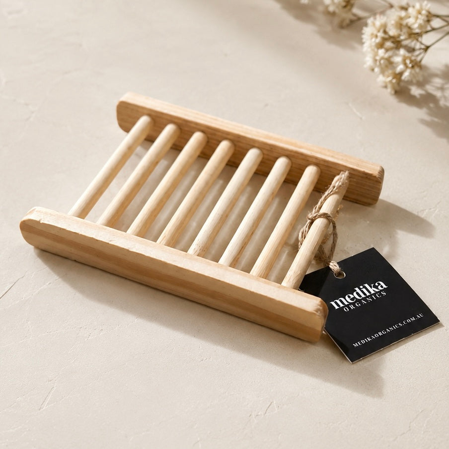 Natural Bamboo Soap Tray for Handmade Soap