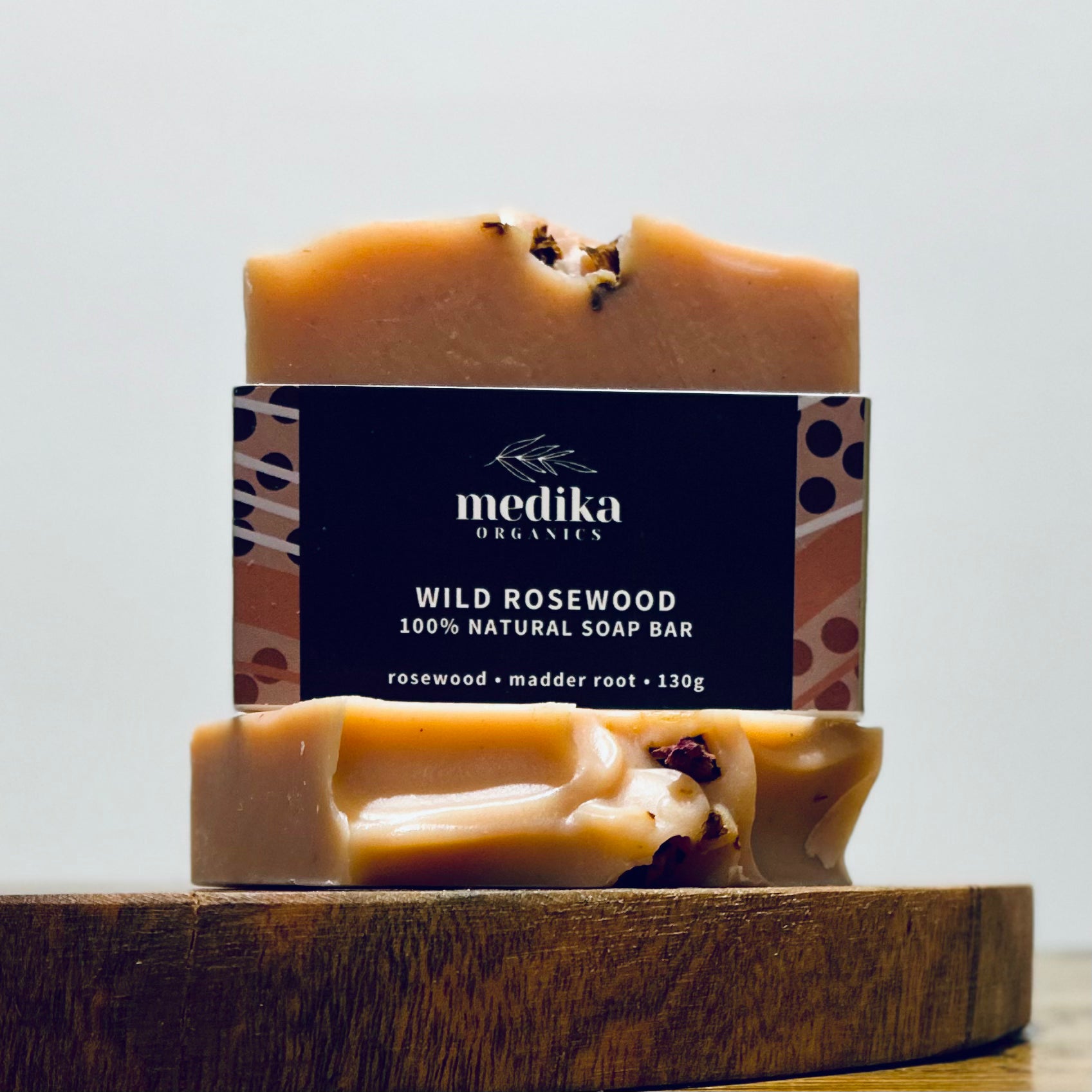 Wild Rosewood Bar • 100% Natural Handmade Soap (130g)