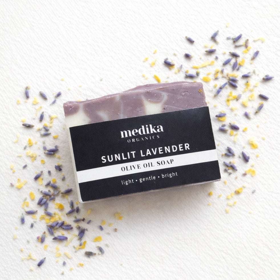 Sunlit Lavender Soap - Olive Oil Bar 130g