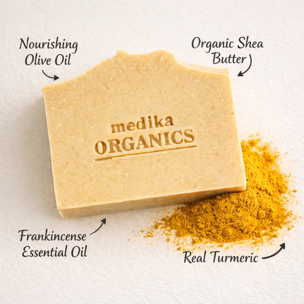 Brightening Turmeric Olive Oil Soap 130g