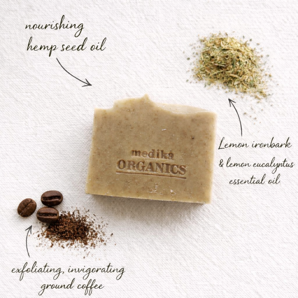 Hemp & Coffee - Hemp Seed Oil Soap 130g