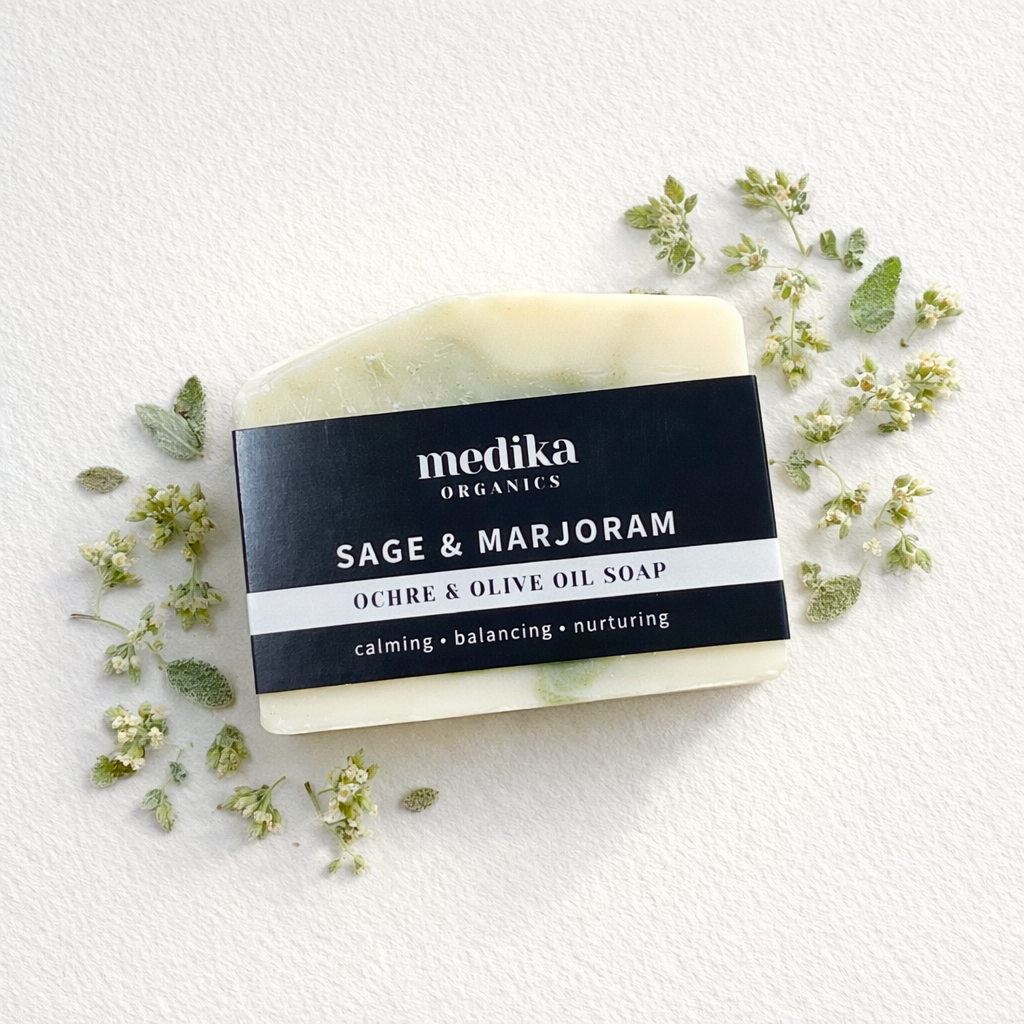 Sage & Marjoram Soap - Olive Oil Bar 130g
