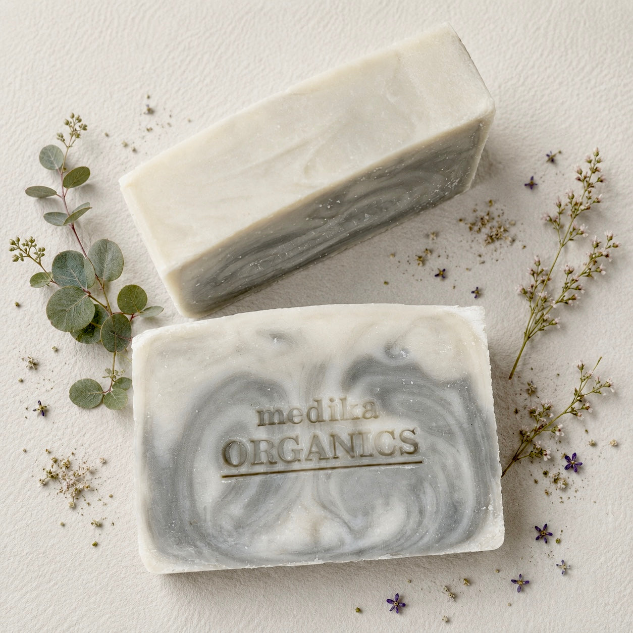 Natural handmade grass-fed tallow soap bar 