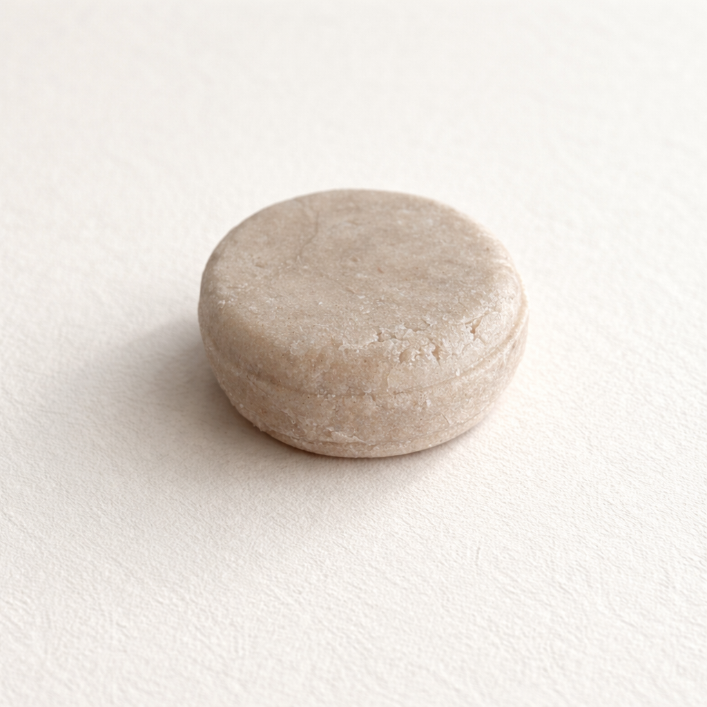 Herbal Vitality is a solid shampoo bar with rosemary traditionally used to help with dandruff.