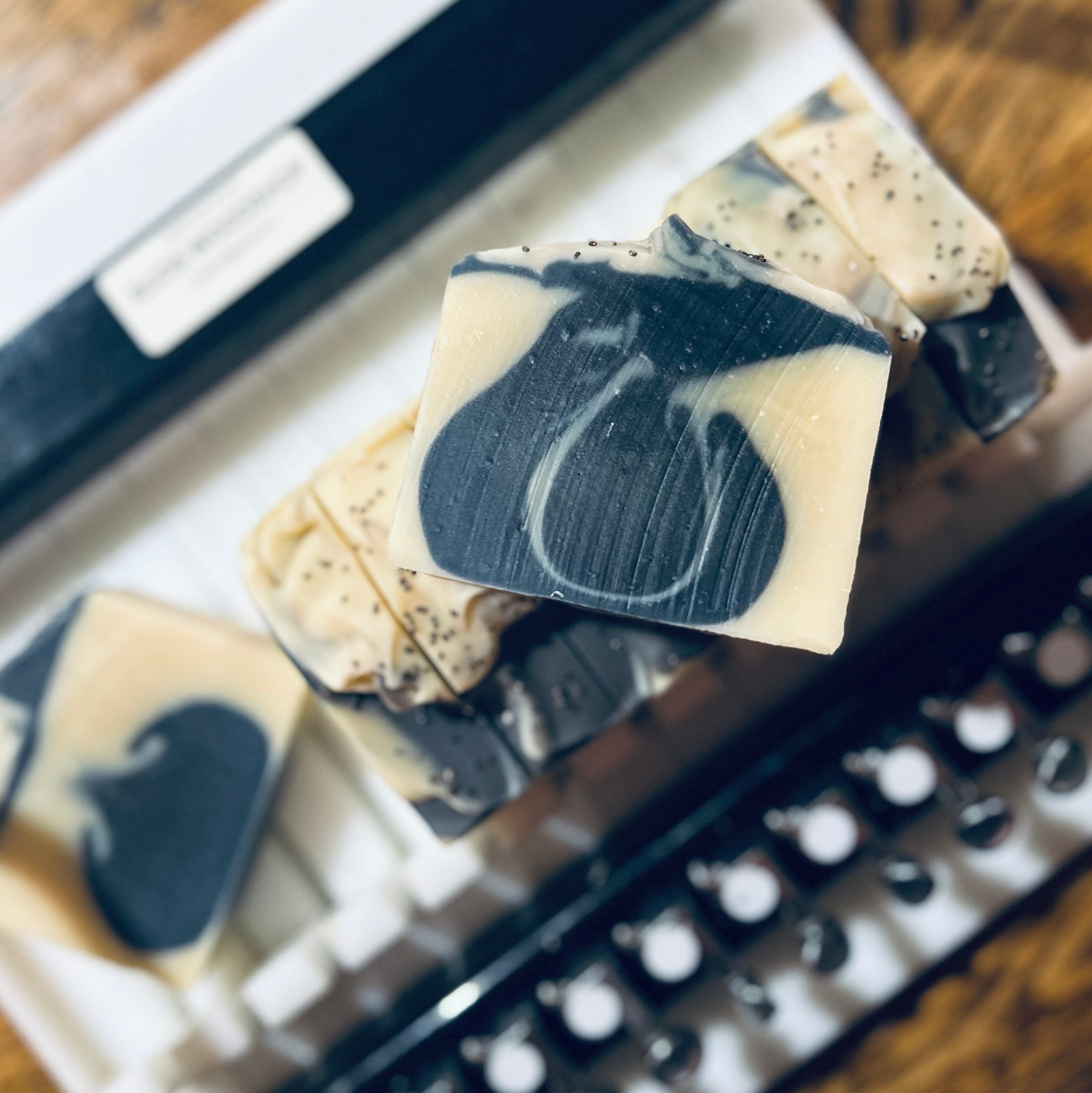 Lavender & Clary Sage Soap Bar | Natural Blue Clay Soap