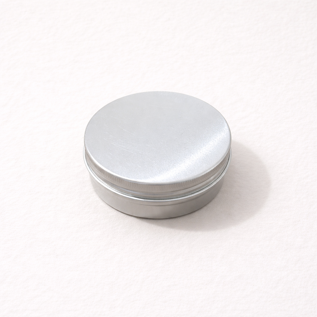 Aluminium travel tin for Medika Organics solid shampoo bar